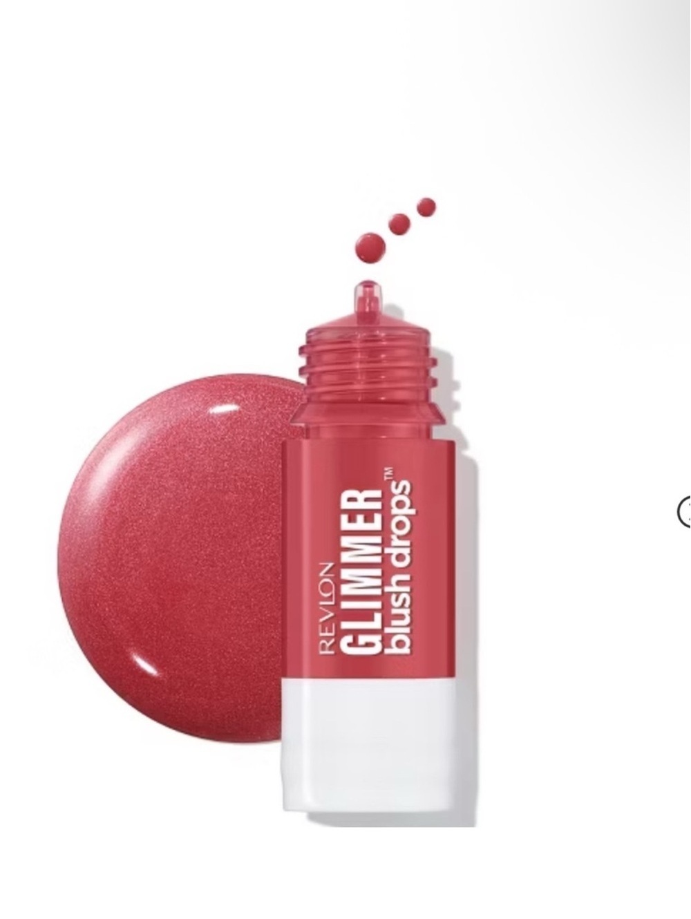 Revlon Glimmer Blush Drops in 102 Pink it Over NEW